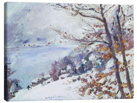 Leinwandbild Walchensee im Winter - Lovis Corinth
