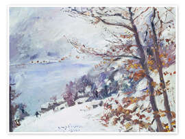 Wandbild Walchensee im Winter - Lovis Corinth