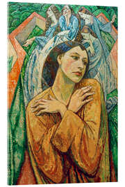 Acrylglasbild Das Leiden der Frau im Kriege, 1918 - Heinrich Vogeler