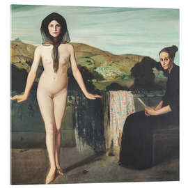 Acrylglasbild Die nackte Tänzerin (La bailarina desnuda), 1909 - Angel Zarraga