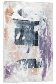 Alubild Abstract painting Space - Annick