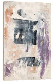 Holzbild Abstract painting Space - Annick