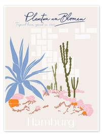 Poster Botanical Bliss: Planten un Blomen, Hamburg - Annick