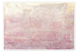 Poster Abstrakter, dunstiger Sonnenuntergang - Annick