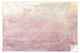 Wandsticker Abstrakter, dunstiger Sonnenuntergang - Annick