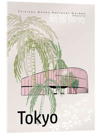 Tableau en verre acrylique Shinjuku Gyoen National Garden, Tokyo - Annick