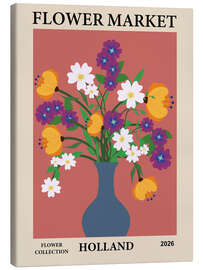 Leinwandbild Flower Market, Holland - nobelart
