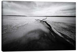 Leinwandbild Winterlandschaft mit Schnee - Filtergrafia