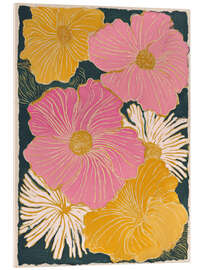 Acrylglasbild Blumenrhythmus - DejaReve