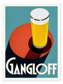 Poster Gangloff Bier - Jean D'Ylen