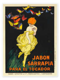Poster Sarrapia Seife (Spanisch) - Jean D'Ylen