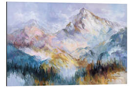 Alubild Farbenfrohe Bergimpressionen - Leon Devenice