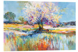 Acrylglasbild Frühlingslandschaft - Leon Devenice