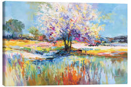 Leinwandbild Frühlingslandschaft - Leon Devenice