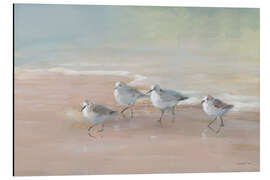 Alubild Watvögel am Strand - Danhui Nai