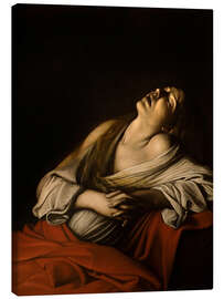 Leinwandbild Die Entrückung der Maria Magdalena, 1606 - Michelangelo Merisi (Caravaggio)