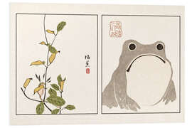 Hartschaumbild Hoji Frog - Meika Gafu, A Book of Paintings - Matsumoto Hoji