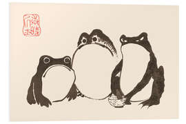 Hartschaumbild Meika Gafu - Grumpy Toads