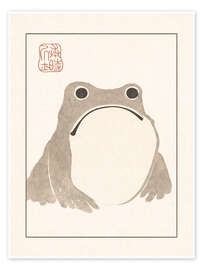 Wandbild Meika Gafu - Original Grumpy Toad - Matsumoto Hoji