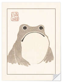 Wandsticker Meika Gafu - Original Grumpy Toad