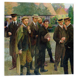 Acrylglasbild Der Künstler und seine Schule - Arthur Siebelist, 1902