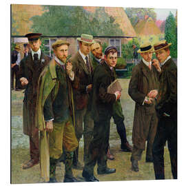 Aluminium print The Artist and his School - Arthur Siebelist, 1902