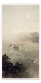 Wandbild Mondscheinabend - Gyokudō Kawai