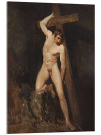 Acrylglasbild Studie eines männlichen Aktes - John Constable