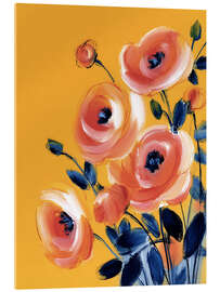 Acrylic print Stillness with Roses - DejaReve