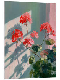 Gallery print Geranium Under Soft Light