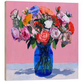 Holzbild Rosen der inneren Welt - DejaReve