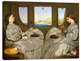 Leinwandbild Die Reisegefährten - Augustus Leopold Egg