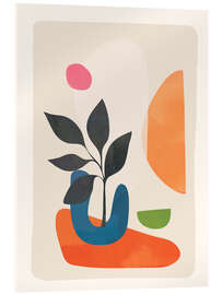 Acrylglasbild Abstract Minimal Shapes III - Branka Kodžoman