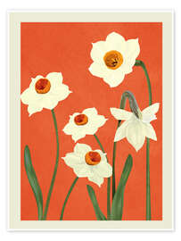 Poster Wunderschöne Sommerblumen - Branka Kodžoman