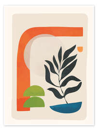 Wandbild Abstract Minimal Shapes I - Branka Kodžoman