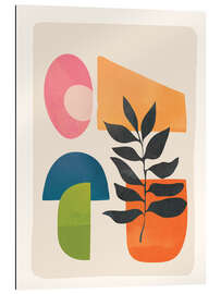 Quadro em plexi-alumínio Abstract Minimal Shapes II - Branka Kodžoman