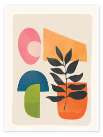 Wandbild Abstract Minimal Shapes II - Branka Kodžoman