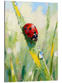 Print på aluminium When luck lands - Softlight Boutique