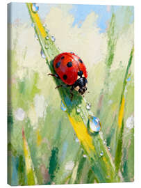 Leinwandbild Wenn das Glück landet - artill