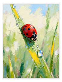 Wandbild Wenn das Glück landet - artill