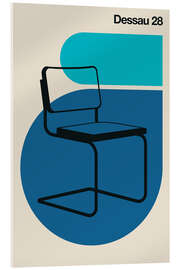 Acrylglasbild Dessau 28, Blau - Bo Lundberg