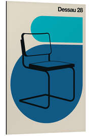 Alubild Dessau 28, Blau - Bo Lundberg