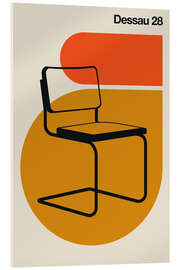 Acrylglasbild Dessau 28, Warme Farbtöne - Bo Lundberg