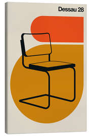 Leinwandbild Dessau 28, Warme Farbtöne - Bo Lundberg