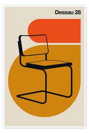 Wandbild Dessau 28, Warme Farbtöne - Bo Lundberg