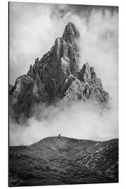 Aluminium print Punta Rolle at Passo Rolle, Dolomites, South Tyrol - Christian Müringer