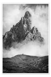 Poster Punta Rolle am Passo Rolle, Dolomiten, Südtirol - Christian Müringer