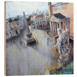 Holzbild Potsdam Alter Markt - Eduard Warkentin