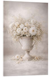 Acrylglasbild Weißer Garten - Annika Persson