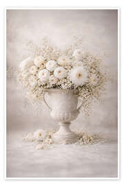 Wandbild Weißer Garten - Annika Persson